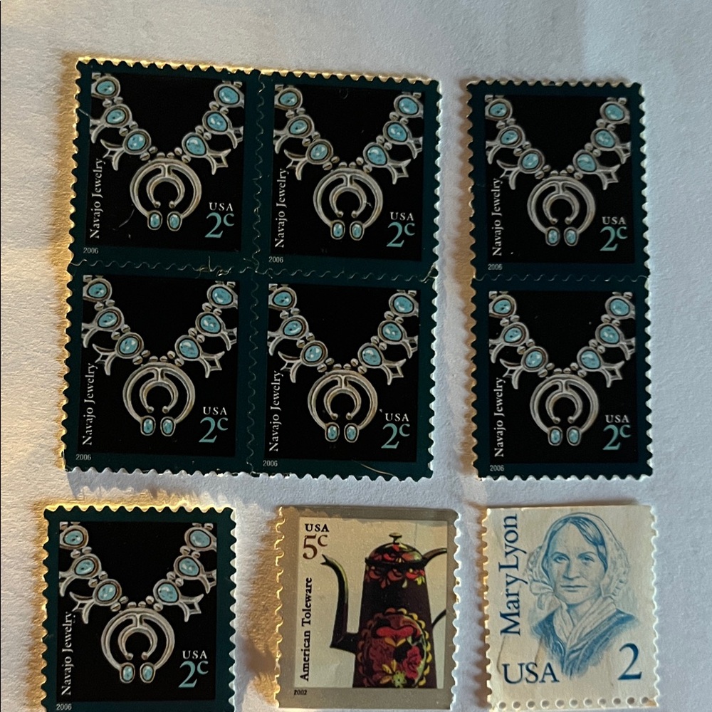 Vintage USA Postage Stamps Collection